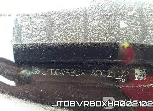 JTDBVRBDXHA002102