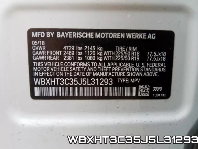 WBXHT3C35J5L31293