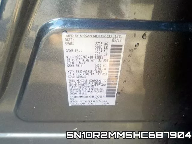 5N1DR2MM5HC687904