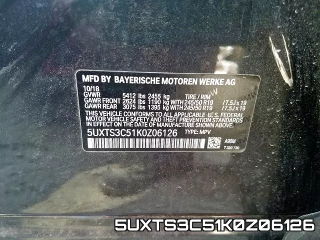 5UXTS3C51K0Z06126