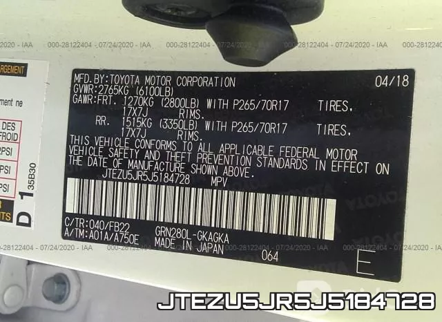 JTEZU5JR5J5184728