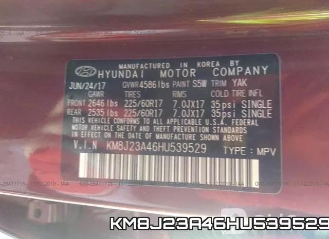 KM8J23A46HU539529