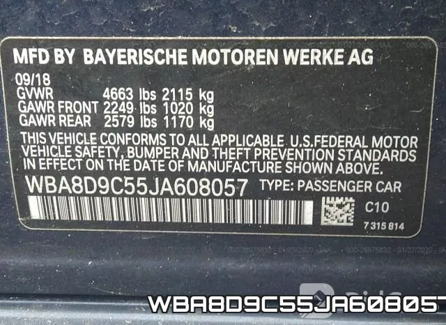 WBA8D9C55JA608057