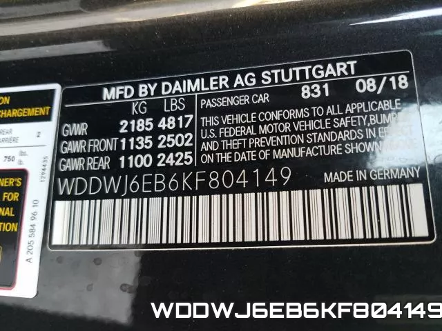 WDDWJ6EB6KF804149