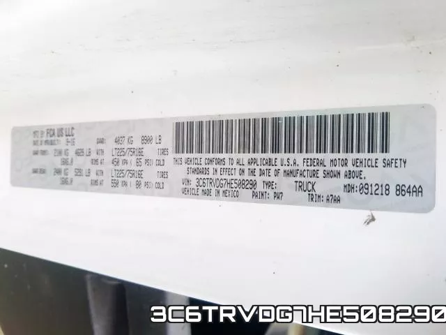 3C6TRVDG7HE508290
