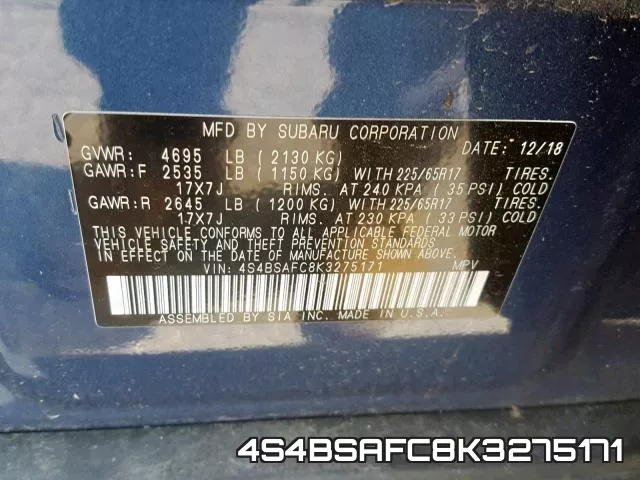 4S4BSAFC8K3275171