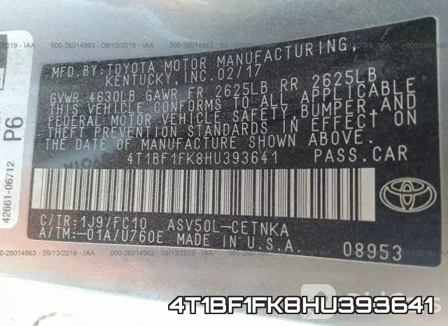 4T1BF1FK8HU393641