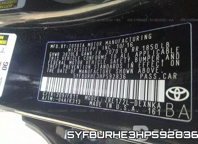 5YFBURHE3HP592836