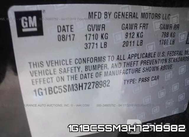 1G1BC5SM3H7278982