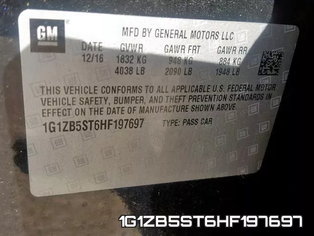 1G1ZB5ST6HF197697