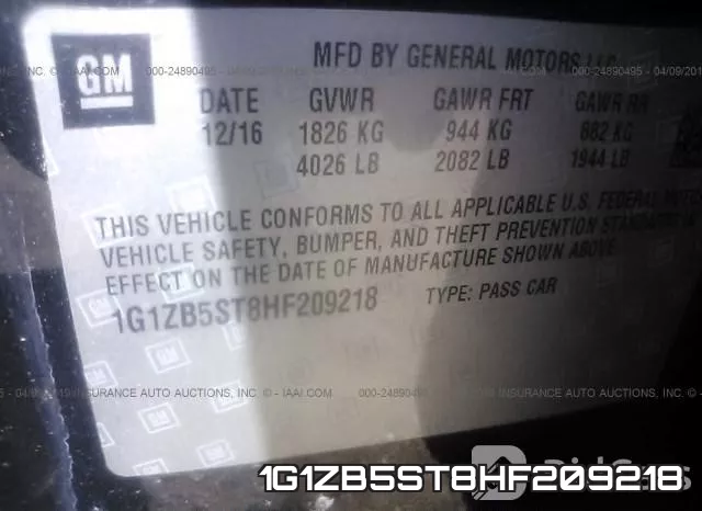 1G1ZB5ST8HF209218
