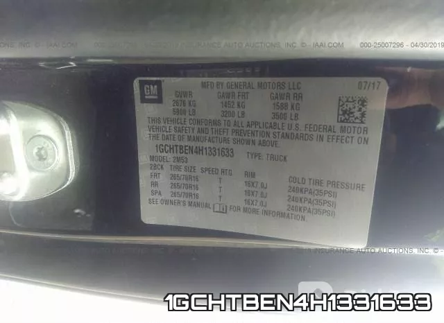 1GCHTBEN4H1331633