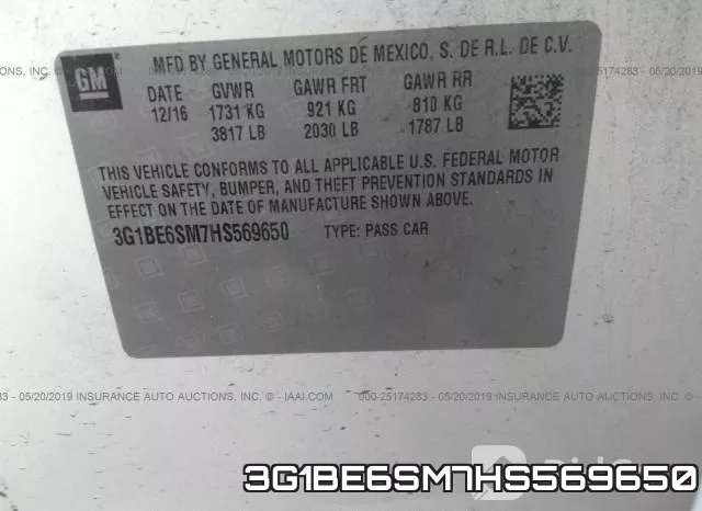 3G1BE6SM7HS569650