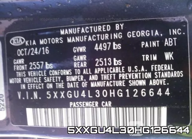 5XXGU4L30HG126644