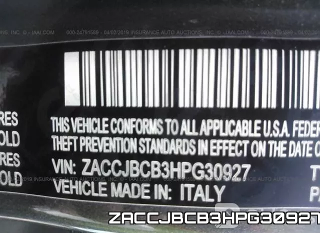 ZACCJBCB3HPG30927