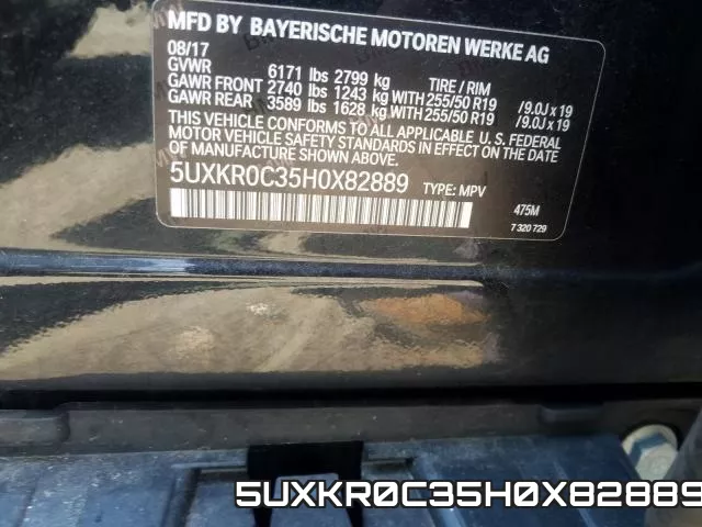 5UXKR0C35H0X82889