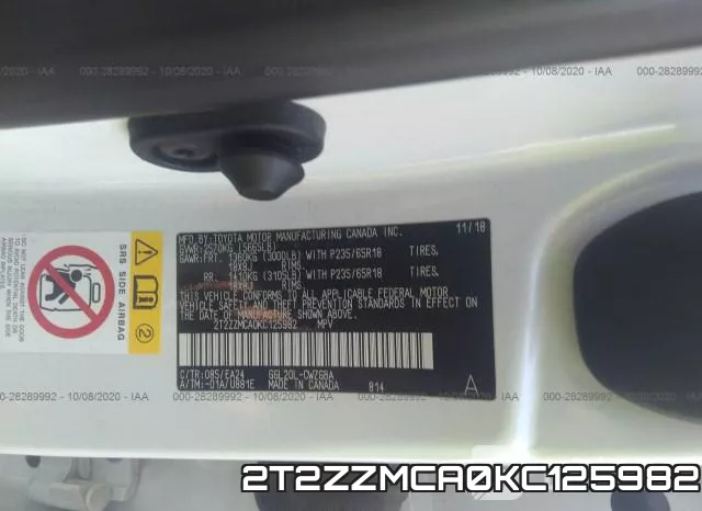 2T2ZZMCA0KC125982