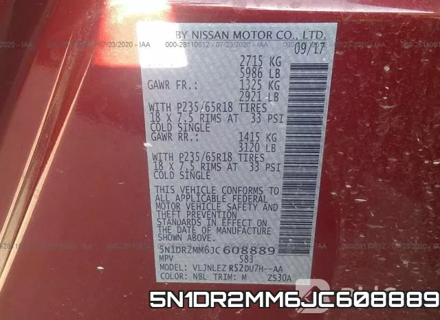 5N1DR2MM6JC608889