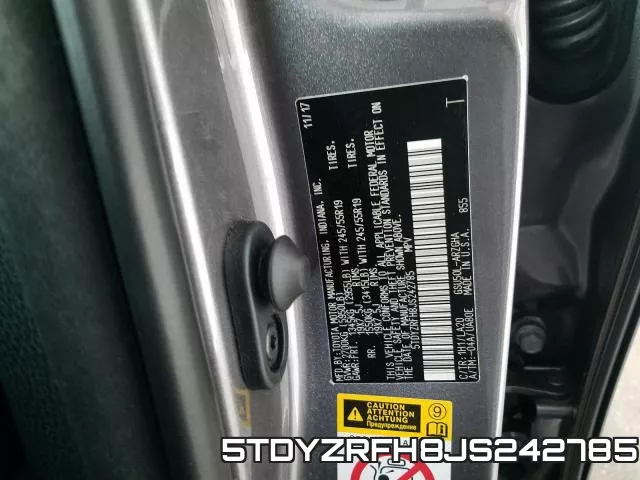 5TDYZRFH8JS242785
