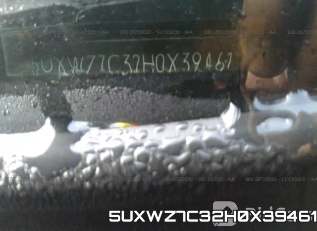 5UXWZ7C32H0X39461