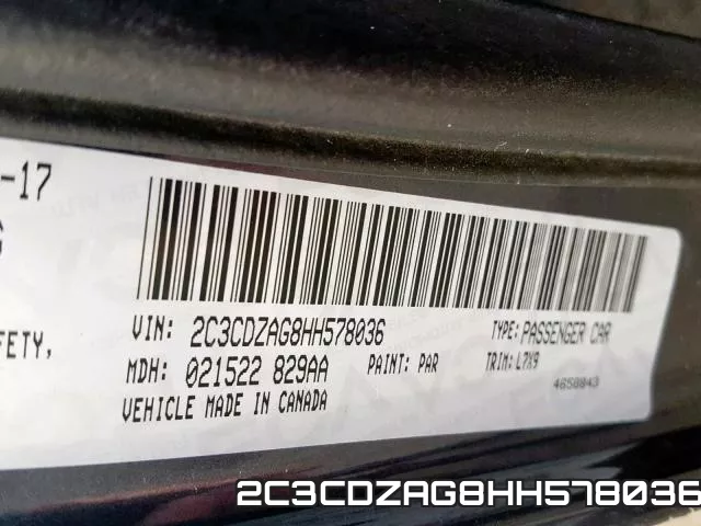 2C3CDZAG8HH578036