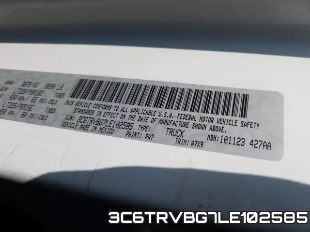3C6TRVBG7LE102585
