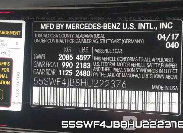 55SWF4JB8HU222376