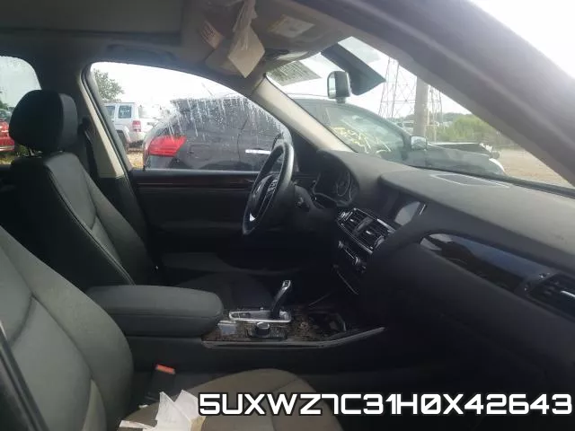 5UXWZ7C31H0X42643
