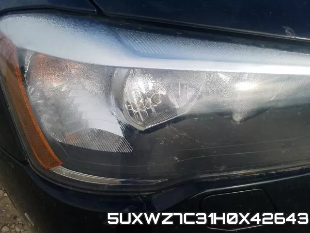 5UXWZ7C31H0X42643