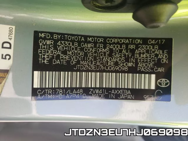 JTDZN3EU7HJ069098
