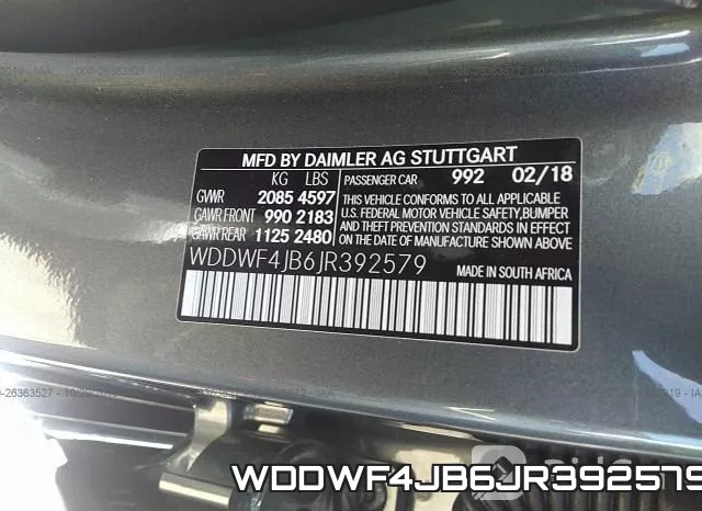 WDDWF4JB6JR392579