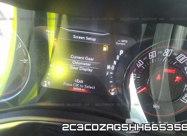 2C3CDZAG5HH665358