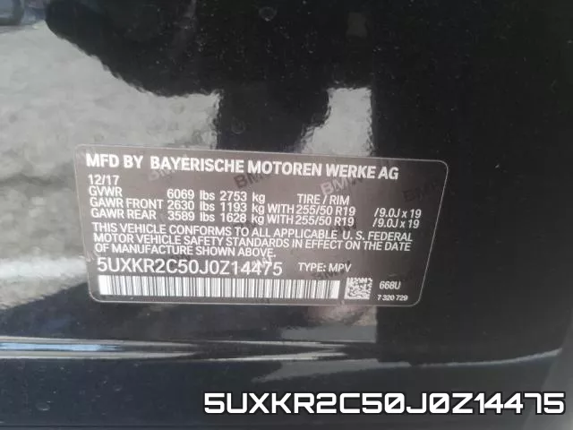 5UXKR2C50J0Z14475