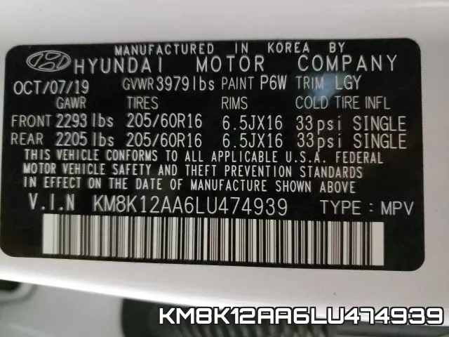 KM8K12AA6LU474939