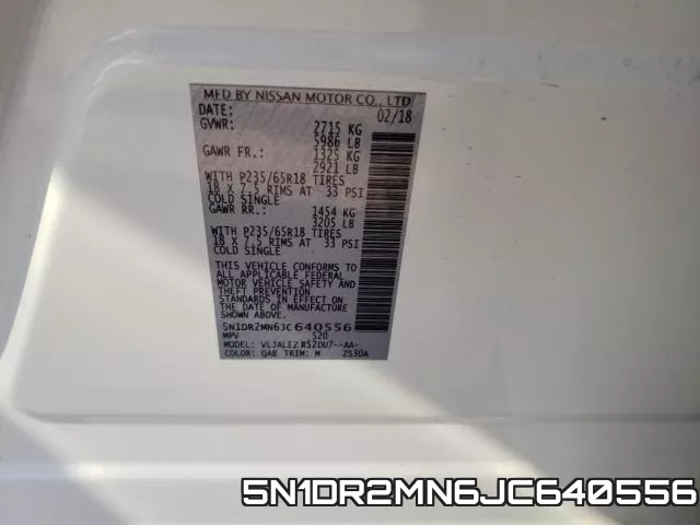 5N1DR2MN6JC640556