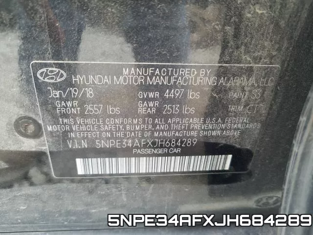 5NPE34AFXJH684289