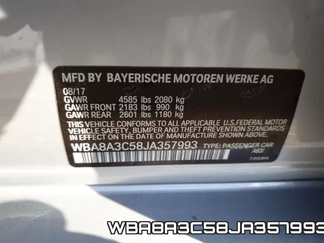 WBA8A3C58JA357993