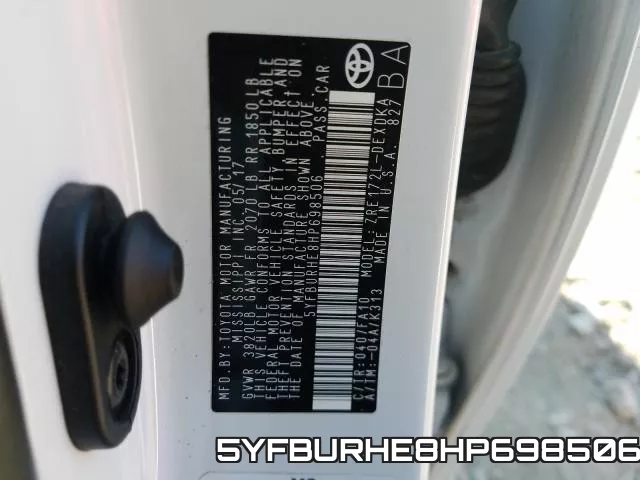 5YFBURHE8HP698506