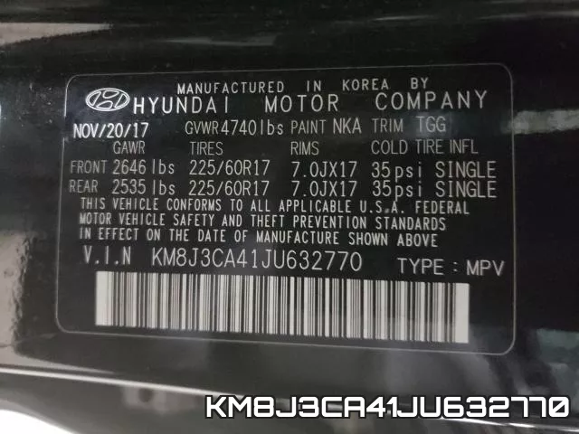 KM8J3CA41JU632770