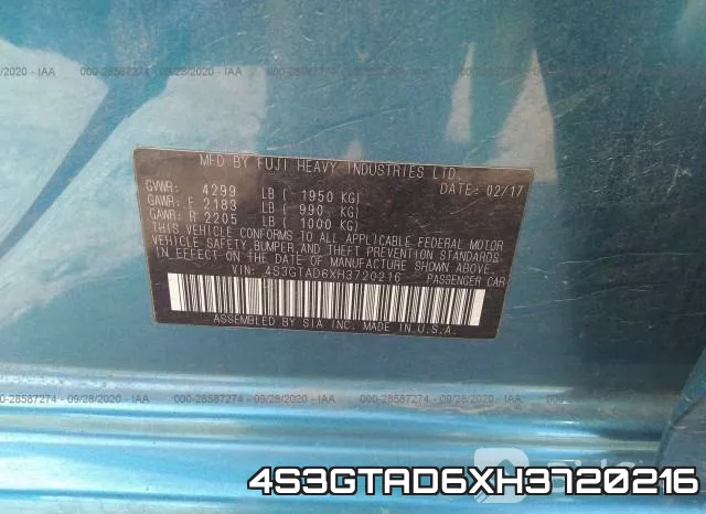4S3GTAD6XH3720216