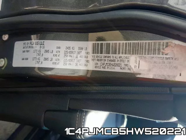 1C4PJMCB5HW520221