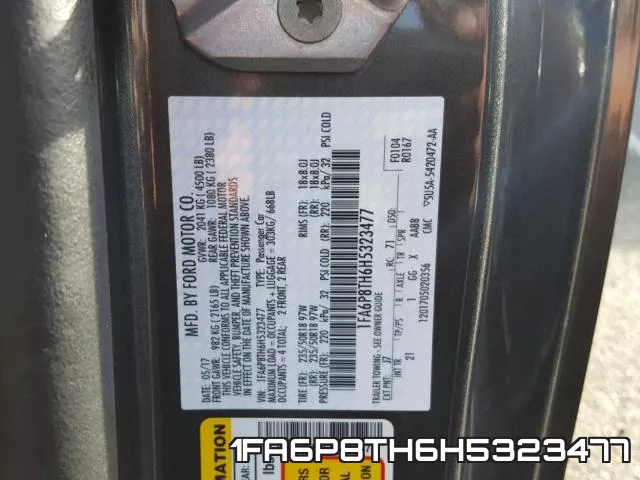 1FA6P8TH6H5323477