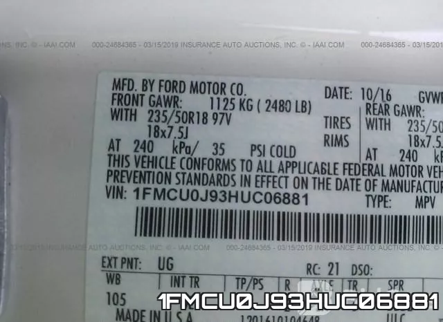 1FMCU0J93HUC06881