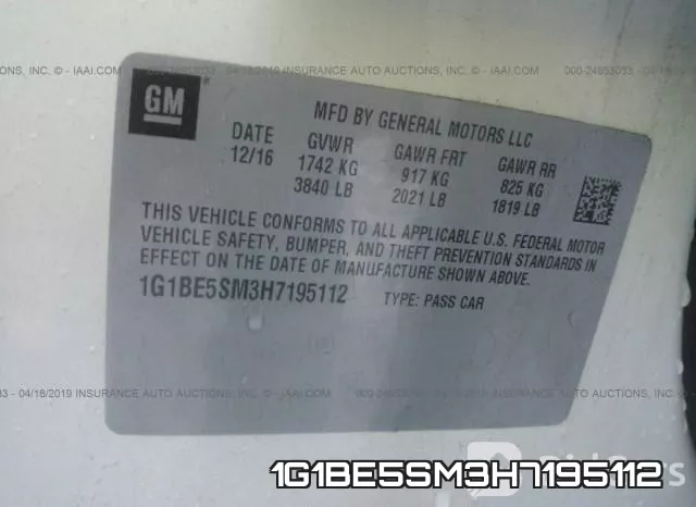 1G1BE5SM3H7195112