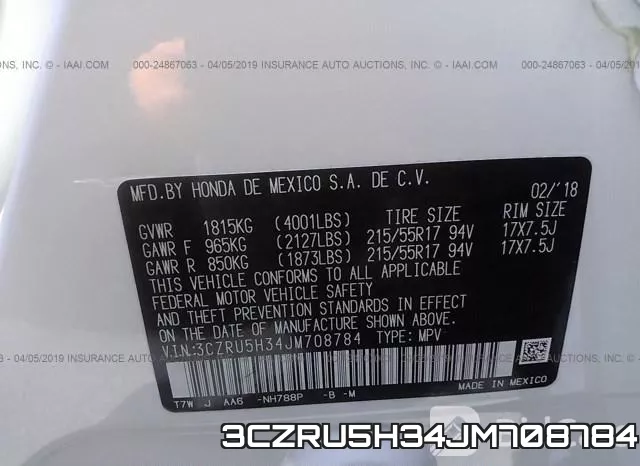 3CZRU5H34JM708784