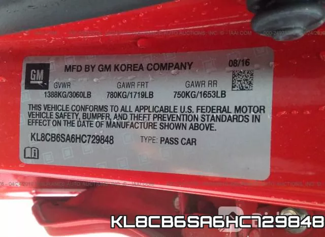 KL8CB6SA6HC729848