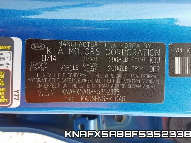 KNAFX5A88F5352338