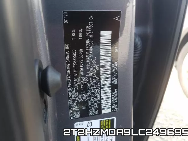 2T2HZMDA9LC249695