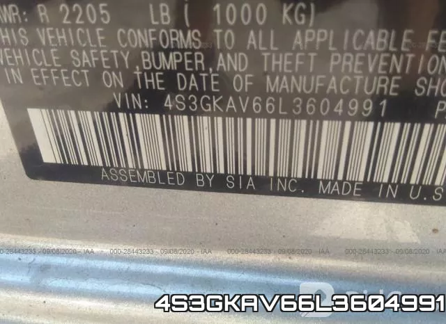 4S3GKAV66L3604991
