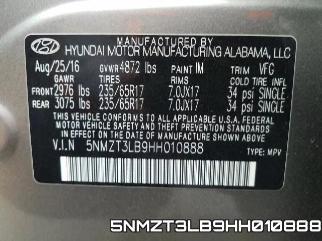 5NMZT3LB9HH010888